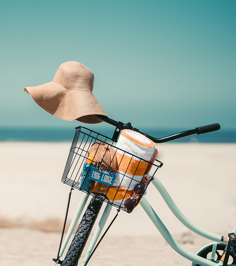gadgets verano playa bicicleta
